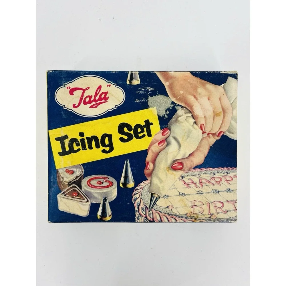 Vintage Tala Icing Set Includes 6 Tips and Instructions Original Box